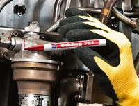 8300-002 Edding Fine Tip Red Marker Pen