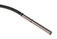 e2e-c03sr8-wc-c1-2m Omron Inductive Smooth Barrel Proximity Sensor, 0.8 mm Detection, NPN NO, 10 → 30 V dc