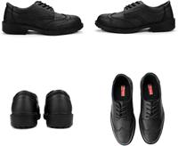 rs500008 RS PRO Men's Black Steel Toe Capped Safety Shoes, UK 8, EU 42
