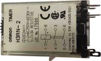 h3rn-21-24vdc Omron H3RN Series Plug In Timer Relay, 24V dc, 2-Contact, 0.1 min → 10h