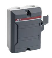 2cma142400r1000 ABB 2P Pole Isolator Switch - 25A Maximum Current, 7.5kW Power Rating, IP54, IP65