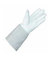 tig Liscombe Grey Leather Welding Gloves, Size 10