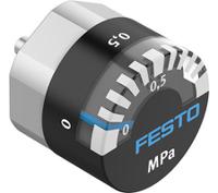 ma-15-10-m5 Festo M5 Analogue Pressure Gauge 10bar Inline 15mm Outside Diameter