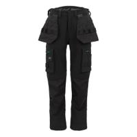 trj424-r-800-08l Regatta Professional TRJ424 Women's Black Recycled Polyester, Size 8L Waist Size 70.5 cm W 29in L