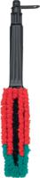 525452 Vikan Soft Bristle Black Scrubbing Brush, 50mm bristle length, Polyester bristle material