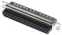 865637pltxlf Amphenol Communications Solutions 8656 37 Way Cable Mount D-sub Connector Plug, 2.76mm Pitch