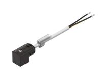 kmeb-1-24-25-led Festo Cable, KMEB-1 Series, For Use With Valves with EB Solenoid Coil