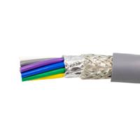 6335-sl005 Alpha Wire Alpha Essentials Communication & Control Control Cable, 15 Cores 24 AWG, Screened, 30 m, Grey Polyvinyl