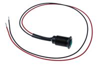 oxlclh100230fl30gn Oxley Green Panel Mount Indicator, 230V ac, 10.2mm Mounting Hole Size, Lead Wires Termination, IP66