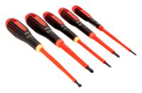 be-9881s Bahco Phillips; Slotted Insulated Screwdriver Set, 5-Piece