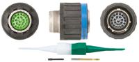 en3645m6cn35fn Souriau Sunbank by Eaton, EN3645, Copper Alloy 22 Way Cable Mount MIL Spec Circular Connector Plug, Socket