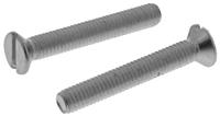 553-863 RS PRO Slot M3 Countersunk Steel Machine Screws DIN 963 x 20.0mm