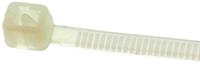 811-1704 RS PRO Cable Tie, 142mm x 2.5 mm, Natural Nylon, Pk-100