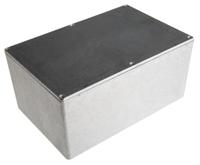 1550h Hammond 1550 Series Natural Die Cast Aluminium Enclosure, IP54, Natural Lid, 222 x 146 x 101mm