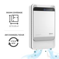 9540401 Fellowes HEPA Air Purifier, 25m², 28 dB, 32 dB, 40 dB, 49 dB, 55 dB