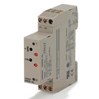 h3ds-al-acdc Omron H3DS Series DIN Rail Mount Timer Relay, 24 → 230 V ac, 24 → 48V dc, 1-Contact, 0.1 s → 120h,
