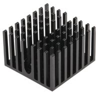306218 AAVID THERMALLOY Heatsink, Universal Square Alu, 20.3K/W, 27 x 27 x 18mm, Adhesive Foil