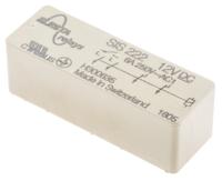 sis-222-12vdc Elesta PCB Mount Force Guided Relay, 12V dc Coil Voltage, 2 Pole, DPDT