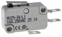 804-6237 RS PRO Short Lever Micro Switch, Quick Connect Terminal, 16 A @ 250 V ac, SP-CO