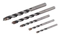 d-36712 Makita 5-Piece Twist Drill Bit Set for Multi-Material, 10mm Max, 4mm Min, Tungsten Carbide Tipped Bits