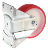 488pn Flexello Fixed Castor Wheel, 250kg Capacity, 100mm Wheel