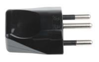 314-3649 RS PRO Swiss Mains Plug, 10A Black, Cable Mount Thermoplastic Screw, 250 V