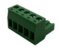 hrfe-05005v Conex-It, 5.08mm Pitch, HRFE, 5 Way, Right Angle, Pluggable Terminal Block, Plug, Cable Mount, Screw Termination,