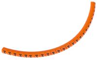 901-10347 HellermannTyton Helagrip Slide On Cable Markers, Black on Orange, Pre-printed "3", 1 → 3mm Cable,