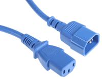 137-3338 RS PRO Straight IEC C13 Socket to Straight IEC C14 Plug Power Cord, 500mm