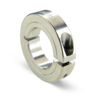 encl30-6mm-a Ruland Shaft Collar, One Piece, Clamp Screw, Bore 6mm, OD 30mm, W 8mm, Aluminium
