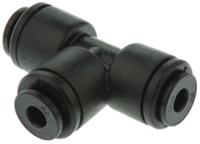 pm0204e John Guest PM Series Tee Tube-to-Tube Adaptor Push In 4 mm, Push In 4 mm to Push In 4 mm, Tube-to-Tube Connection Style