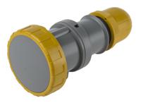 3181640 Scame IP66, IP67 Yellow Cable Mount 2P + E Industrial Power Socket, Rated At 16A, 110 V