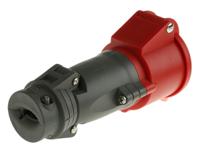 0-522-83 Legrand IP44 Red Socket, Rated At 16A