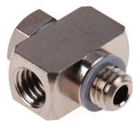 m-5ut SMC M Series Tee Threaded Adaptor, M5 Female to M5 Female