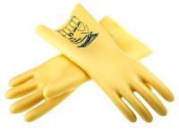 re236010 Polyco Healthline Electricians Gloves Yellow Latex Latex Electrical Insulating Gloves, Size 10, Latex Coating