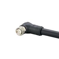 e12648 ifm electronic Power 2.5 mm² 5 Core Power Cable, Black Polyurethane PUR, 10m
