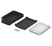 48434351hmt2 Bopla BoVersa Series Black, Transparent Polycarbonate General Purpose Enclosure, 216 x 120 x 55.5mm