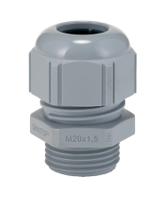 53111120 Lapp SKINTOP Series Grey Polyamide Cable Gland, M20 Thread, 25mm min., 27.6mm max., IP69