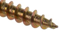 263-1965 RS PRO Pozidriv Countersunk Steel Wood Screw, Yellow Passivated, Zinc Plated, 6mm Thread, 40mm Length