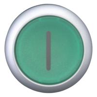 216938-m22-dl-g-x1 Eaton RMQ Titan M22 Series Green Illuminated Momentary Push Button, 22mm Cutout, IP66, IP67, IP69