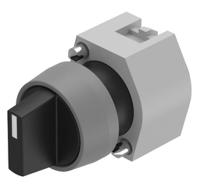 7044020 EAO 74 Series Series 3 Position Selector Switch Head, 22.3mm Cutout