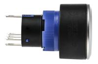 175-8296 RS PRO Illuminated Push Button Switch, Momentary, Panel Mount, 22.2mm Cutout, SPDT, Yellow LED, 250V ac, IP65