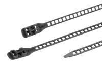115-11270-softfix-m-tpu-bk HellermannTyton Cable Tie, Releasable, 260mm x 11 mm, Black TPU, Pk-8