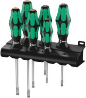 05105656001 Wera Pozidriv; Slotted Screwdriver Set, 6-Piece
