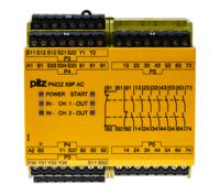 777606 Pilz PNOZ X PNOZ X9P 2 Auxiliary Contacts Safety Relay 24 → 240V ac/dc, Single/Dual-Channel 7 Safety Contacts