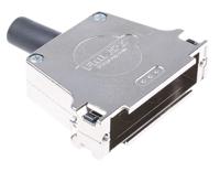 fmk5g-k201-1731110059 FCT from Molex FMK Series Die Cast Zinc D Sub Backshell, 50 Way, Strain Relief