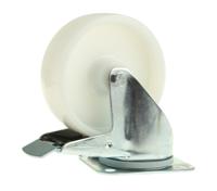 3477uor125p62 Tente Braked Swivel Castor Wheel, 250kg Capacity, 125mm Wheel