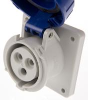 4281663 Scame Grey Socket, Rated At 16A, 200 → 250 V