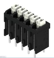 1825820000 Weidmuller LSF Series PCB Terminal Block, 5-Contact, 3.81mm Pitch, Surface Mount, 1-Row, Through Hole Termination