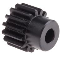 521-6402 RS PRO Steel 15 Teeth Spur Gear, 1.5 Module, 8mm Bore Diam, 22.5mm Pitch Diam, 18mm Hub Diam